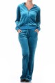 Juniors Plus Size Velour Jogging Suit